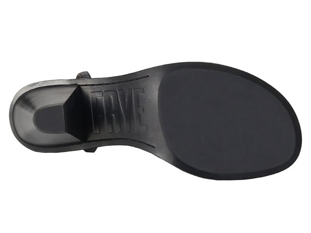 Frye black sandals discount