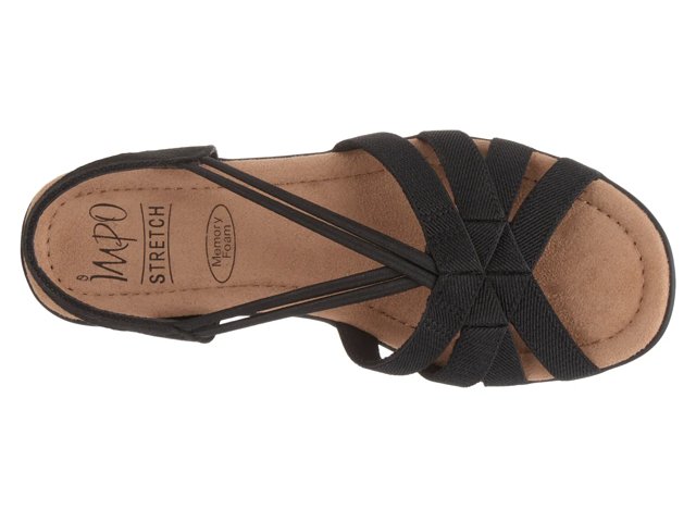 Shoe Trends Dsw Navy Sandals Wide Fit Navy Diamante Trim Slingback - Main Image