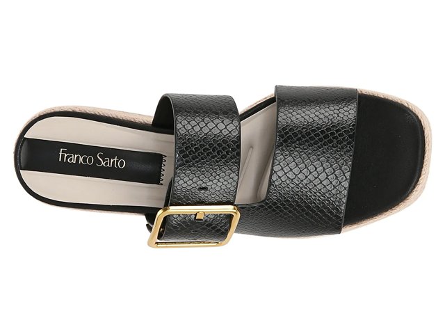 Franco Sarto Womens Taziana Slide Sandal White Franco Sarto