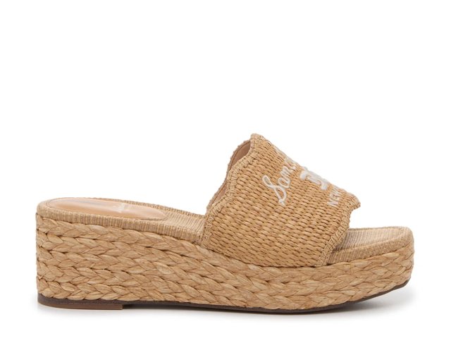 【Sam Edelman】◆人気◆Camila Platform Wedge Sandal◆Sand◆ Sam Edelman Camila Wedge Sandal - Free Shipping | DSW