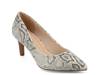 Scylee Pump Grey/White Snake Print view