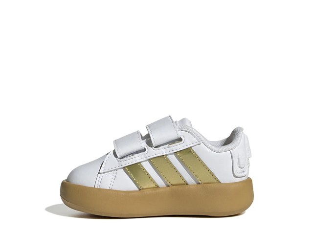 Adidas x Star Wars Grand Court 2.0 Shoes Kids Kids Cloud White Gold Preloved Bronze 8K