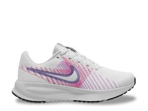 Featuring a women's Nike running shoe.