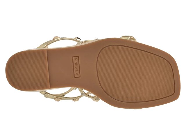 【NINE WEST】Sardis スタッズ ウェッジサンダル Sardis Studded Wedge Sandals – Nine West