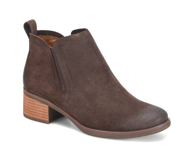 korks tea ankle bootie black
