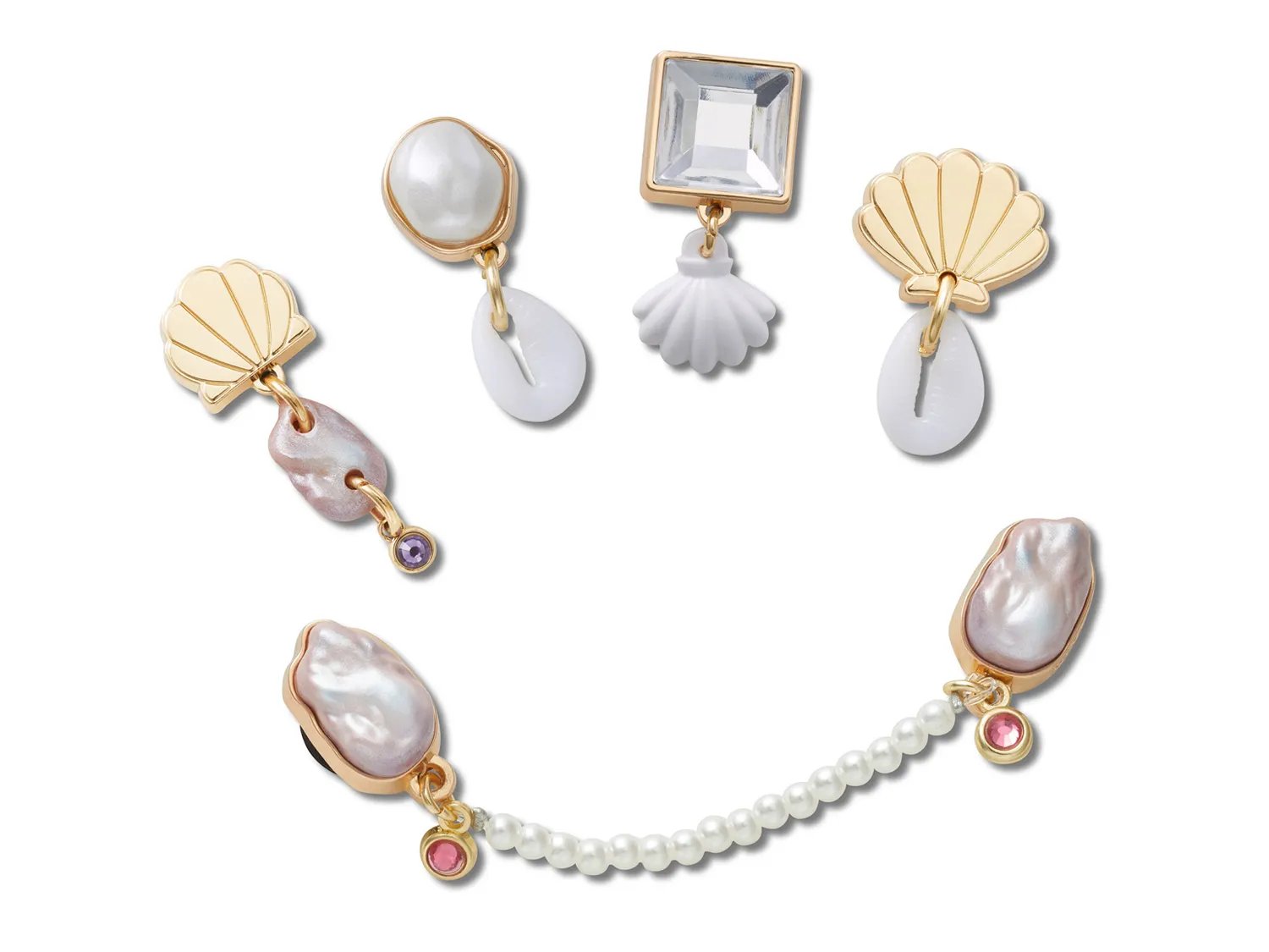 Crocs Elevated Pearl Jibbitz Set - 5 Pack - Free Shipping | DSW