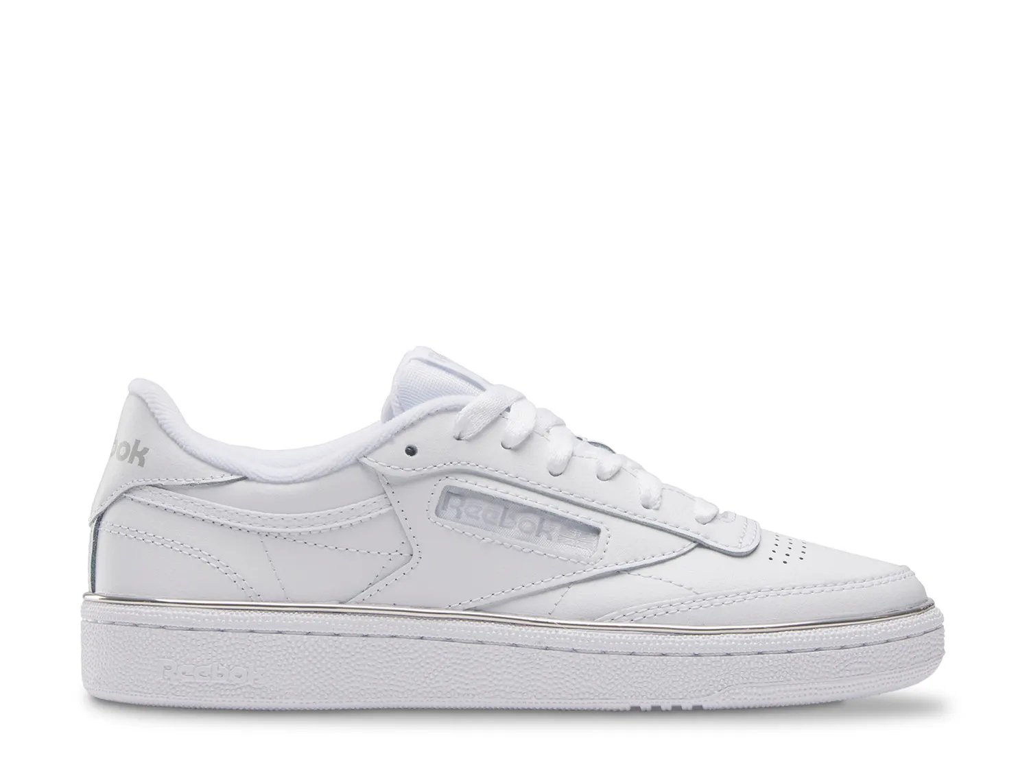 Женские модные кроссовки Reebok Club C 85 Metallic Sneaker
