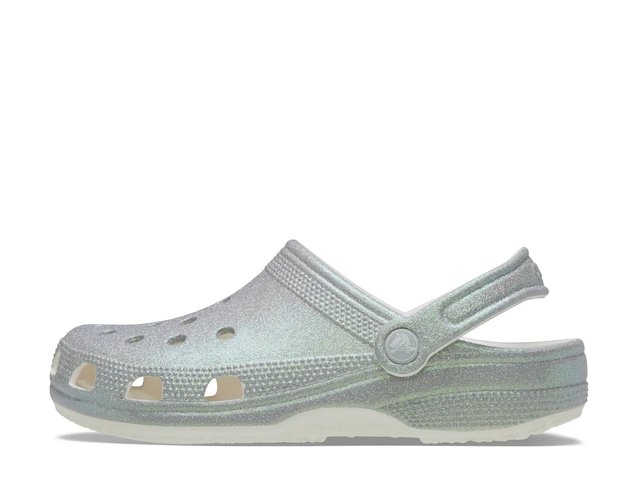 Crocs Classic Iridescent Glitter Clog - Free Shipping | DSW