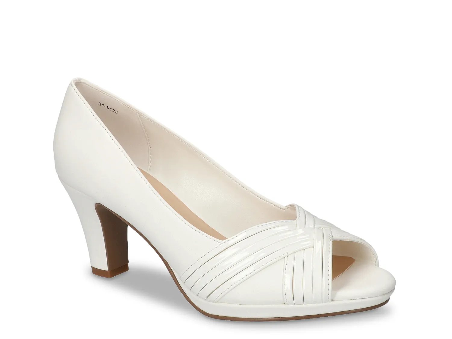 Easy Street Lavish Pump | Women's | White | Size 7.5 | Pumps