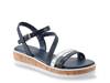 Gibsy Wedge Sandal Navy view