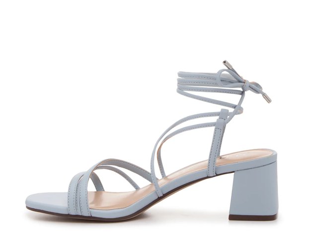 ＵＮＩＳＡ UNISA Women's White Open Toe Block Heel Strappy Slide Size 8