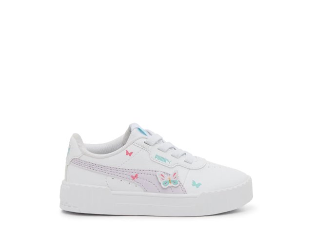 Puma Carina 3.0 Butterfly Sneaker - Kids' - Free Shipping | DSW