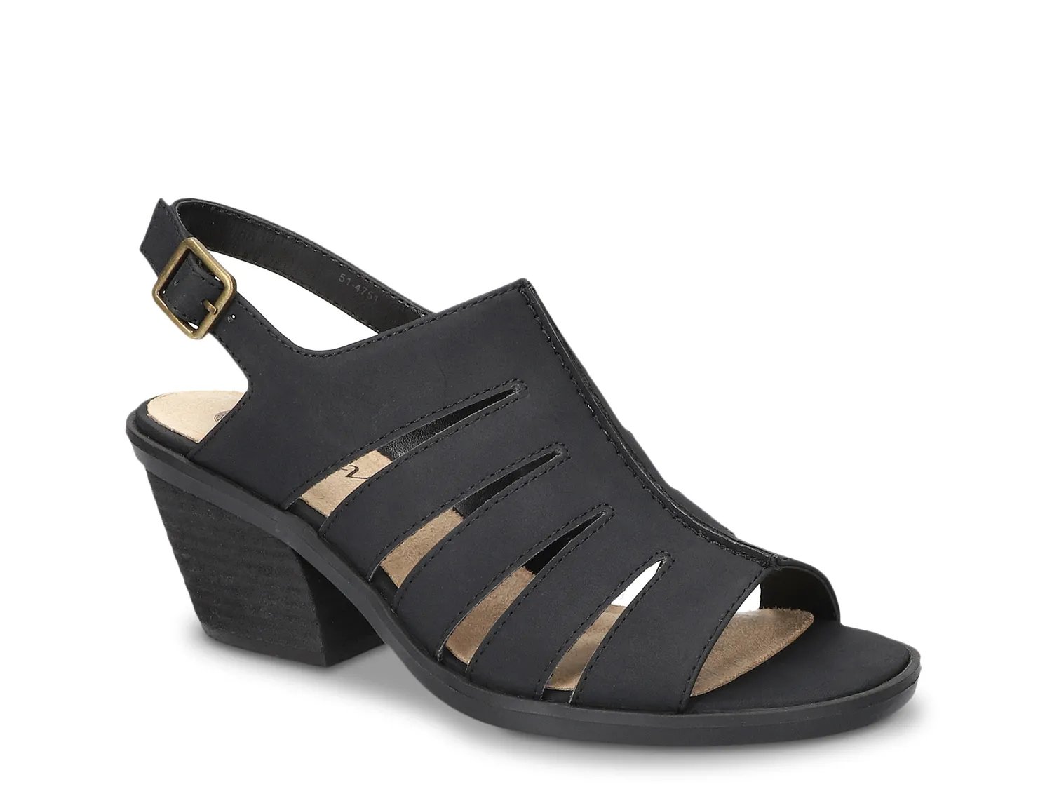 Bella Vita Wide Width Rhodes Sandal | Women's | Black | Size 8.5 | Sandals