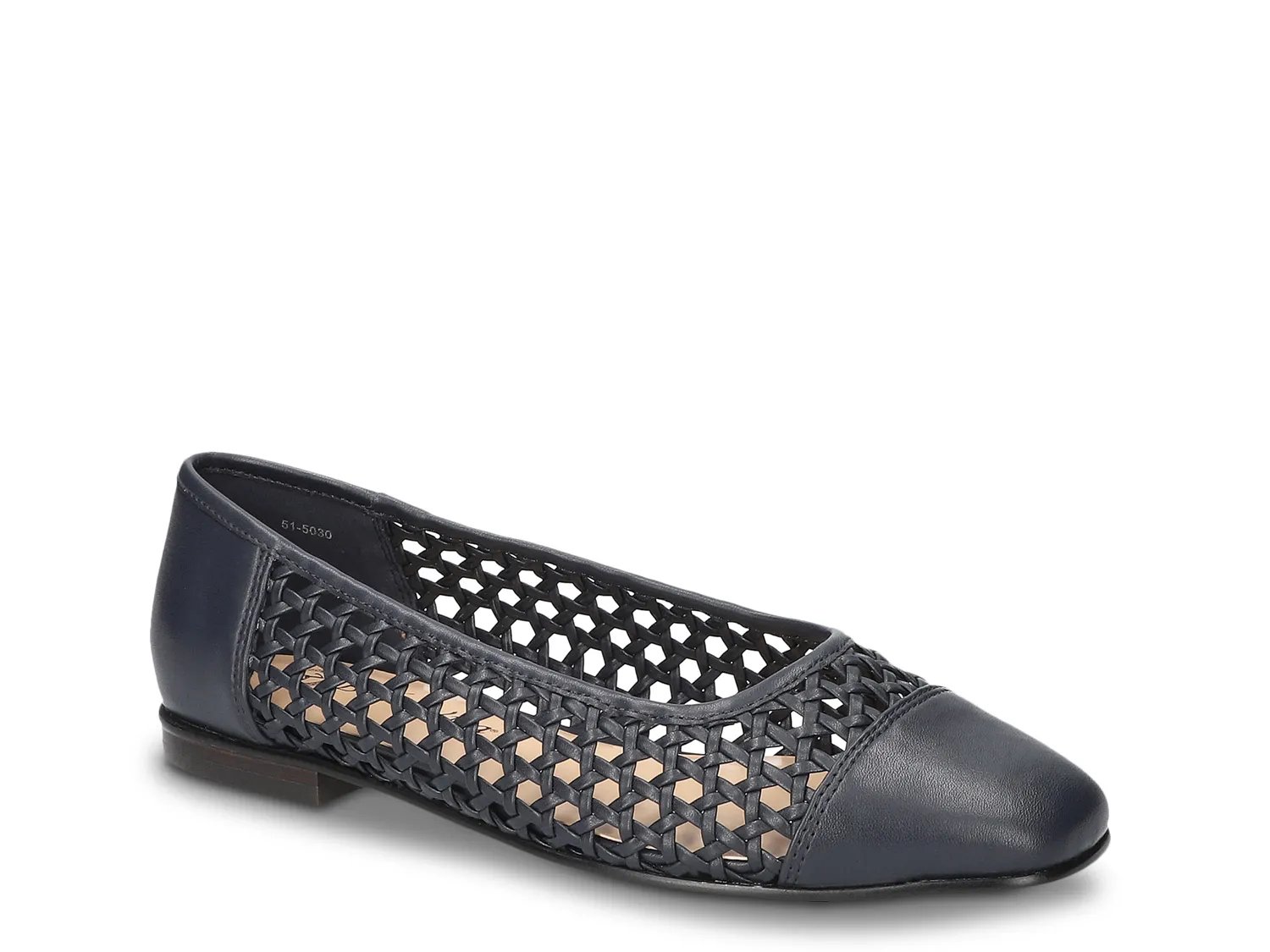 Bella Vita Extra Wide Width Beloved Flat | Women's | Navy | Size 12 | Flats