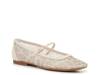 Aileen Mary Jane Flat Off White Leopard Print view