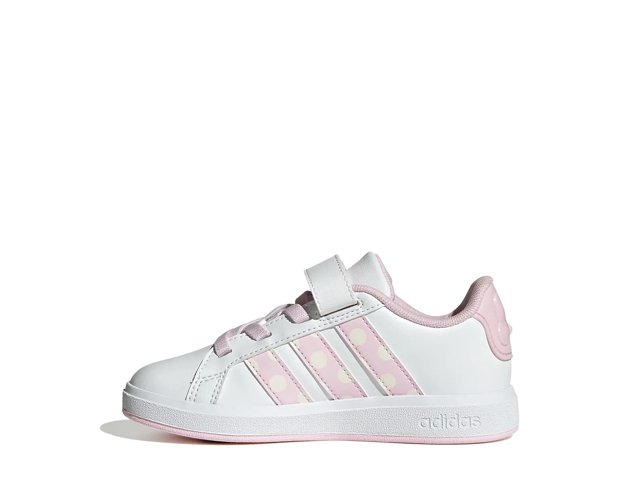 【minnie】 adidas Minnie Mouse Grand Court Sneaker - Kids' - Free