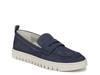 Uptown Penny Loafer Dark Blue Denim-Printed Suede view