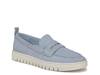 Uptown Penny Loafer Light Blue Suede view