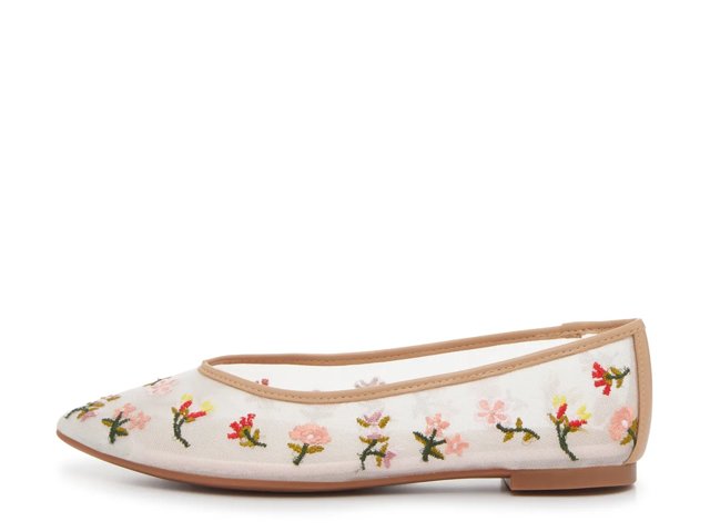 公式【1JINN STUDIO】Floral Canvas Ballet Flats 00b4ab91acbd2c9b70d44639088738