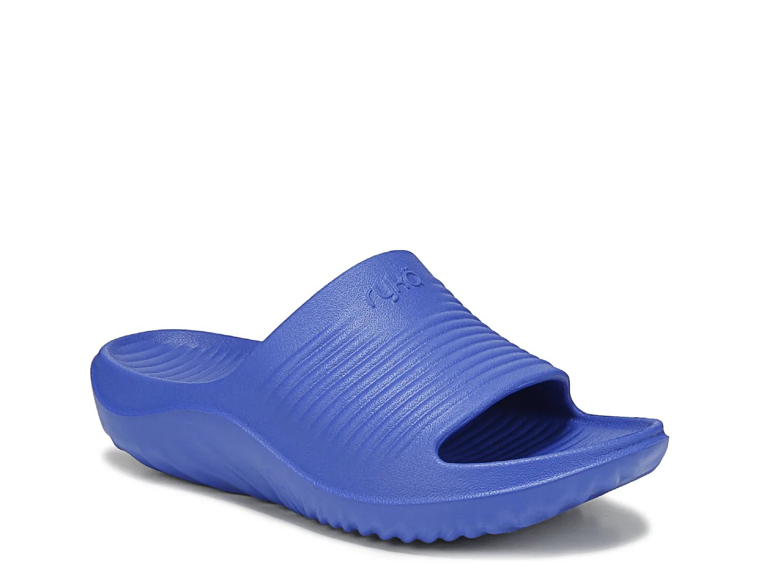 Ryka Echo Recovery Slide Sandal | Women's | Blue | Size 5 | Sandals | Athletic