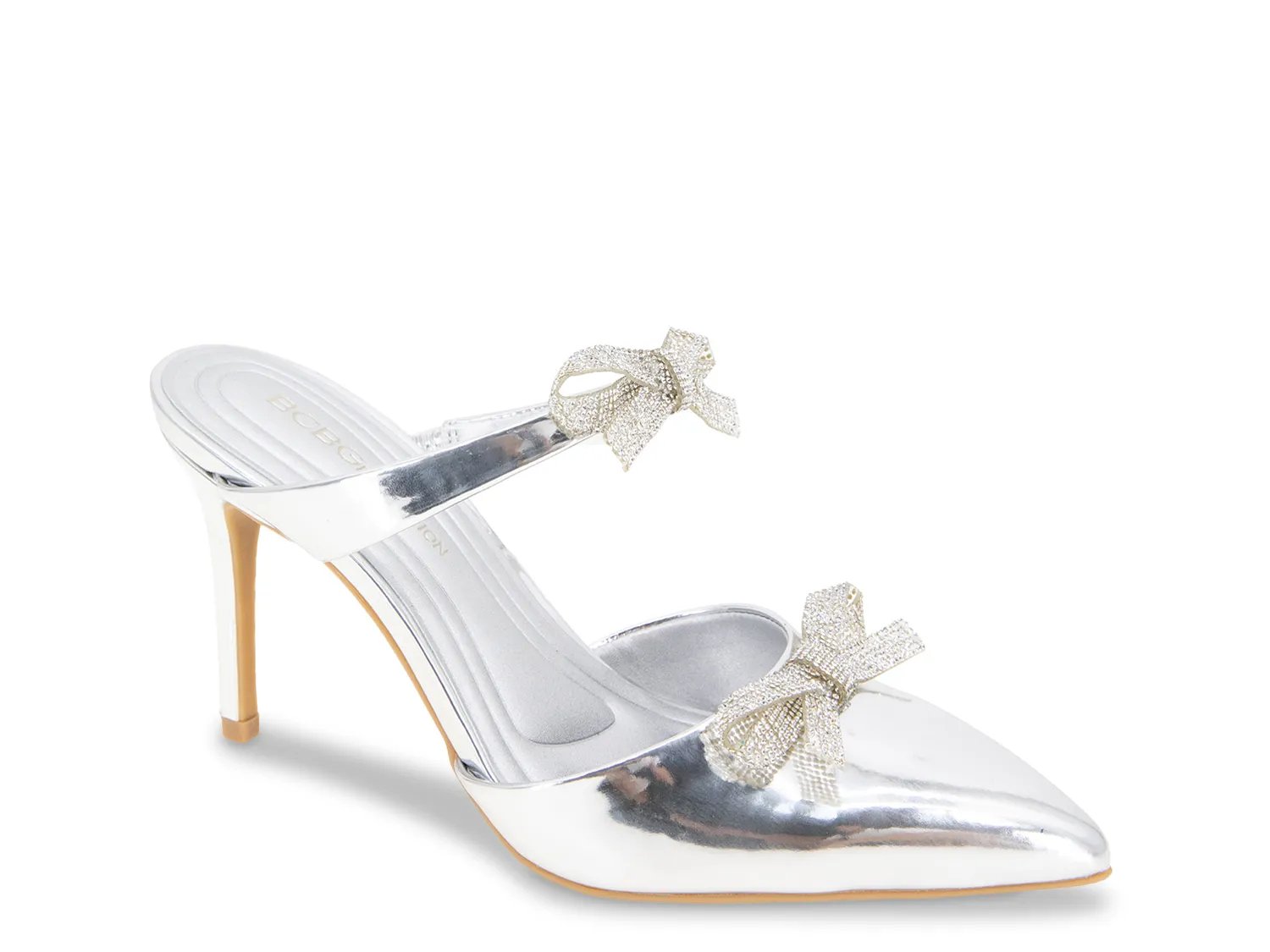 BCBGeneration Bardia Pump | Women's | Silver Metallic Synthetic | Size 9.5 | Pumps