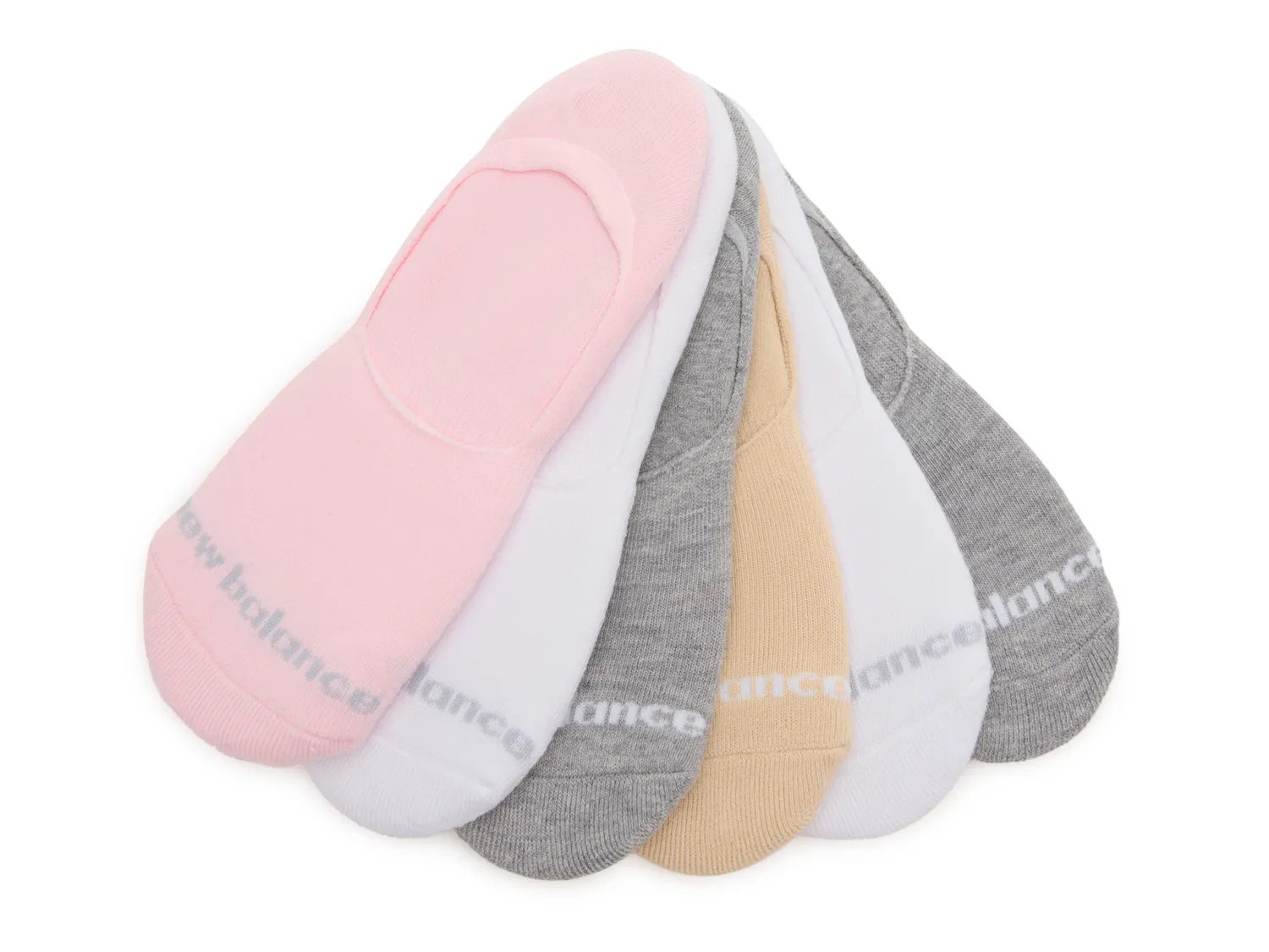 Cushioned No Show Liners - 6 Pack