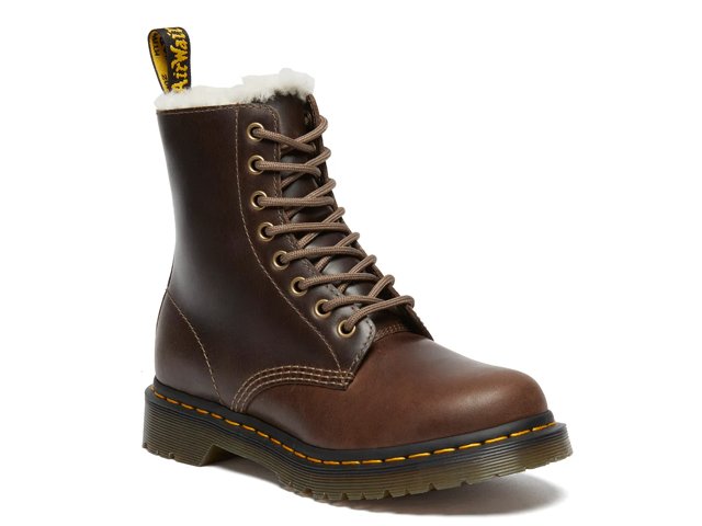 Women's pascal leather combat boot discount