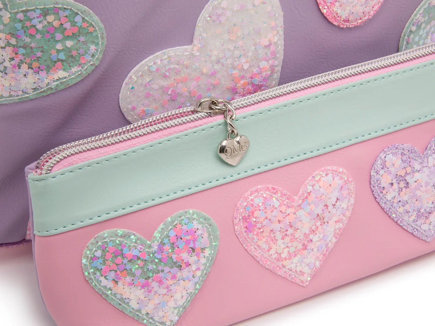 Confetti Hearts Backpack Set