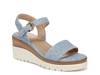 Graciela Wedge Sandal Light Denim Blue view