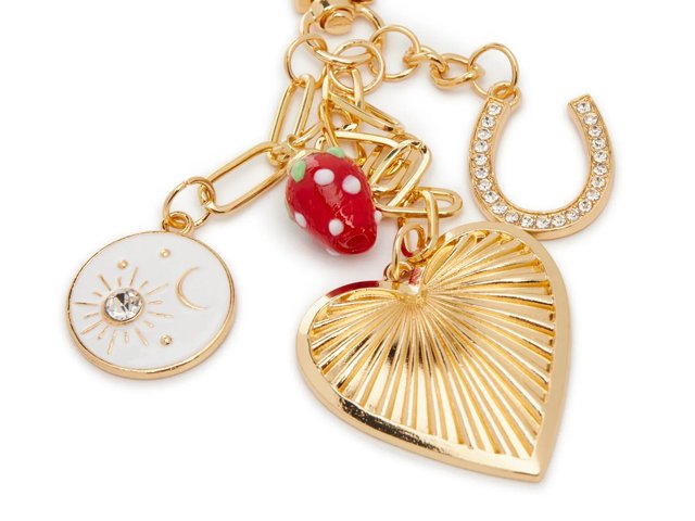 OK Originals Gold Strawberry Bag Charm