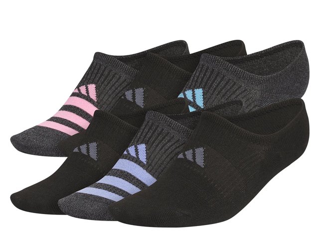 adidas Superlite 3.0 Women's No Show Socks - 6 Pack