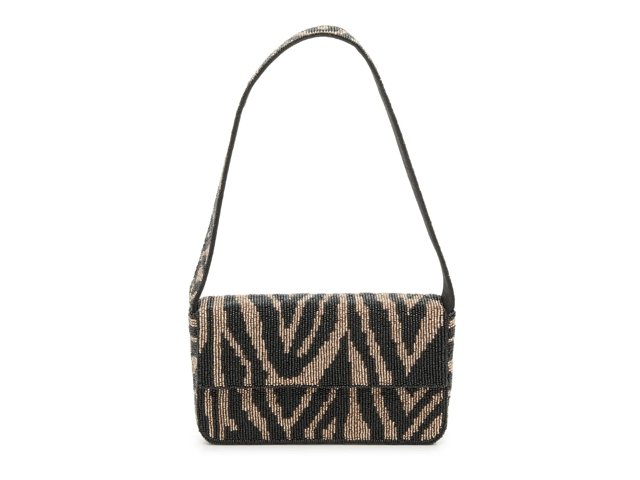 Kelly & Katie Zebra Beaded Shoulder Bag