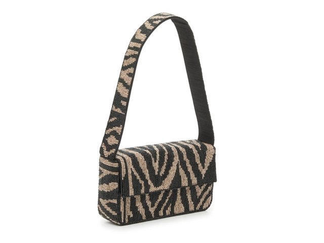 Kelly & Katie Zebra Beaded Shoulder Bag