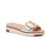 Ariane Wedge Sandal Silver Metallic view