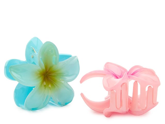 Kelly & Katie Hibiscus Flower Hair Clip - 2 Pack - Free Shipping | DSW