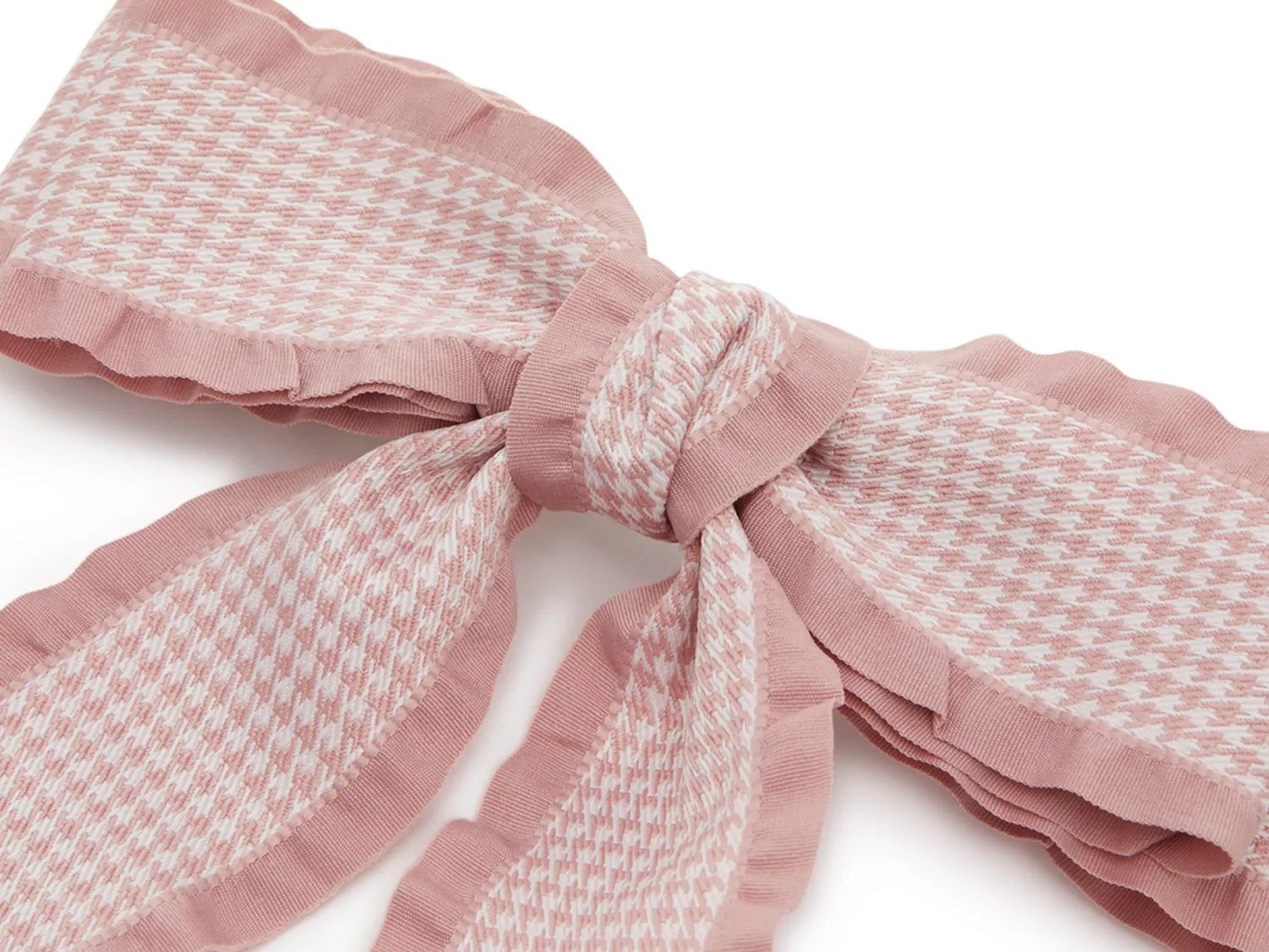 Houndstooth Bow Clip