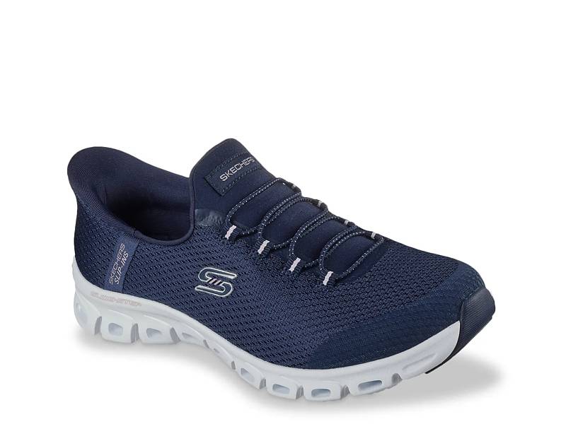 SKECHERS Hands Free Slip-ins ネイビー Skechers Hands Free Slip-Ins: Summits Dazzling Haze Slip-On
