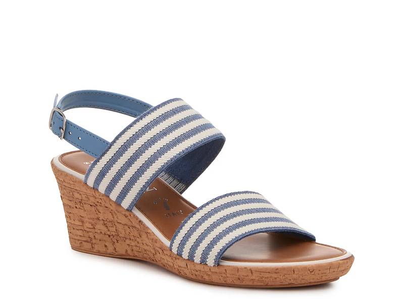 Andre Assous Nori Wedge Sandal - Free Shipping | DSW