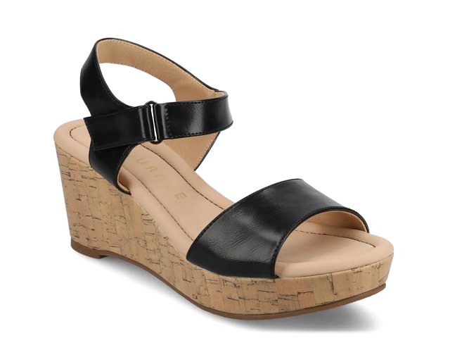 Journee Ranae Wedge Sandal - Free Shipping | DSW