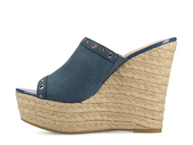 Journee Yari Wedge Sandal - Free Shipping | DSW