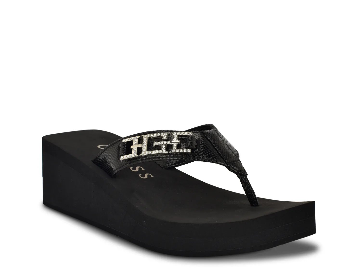 Женские босоножки Guess Elowen на танкетке