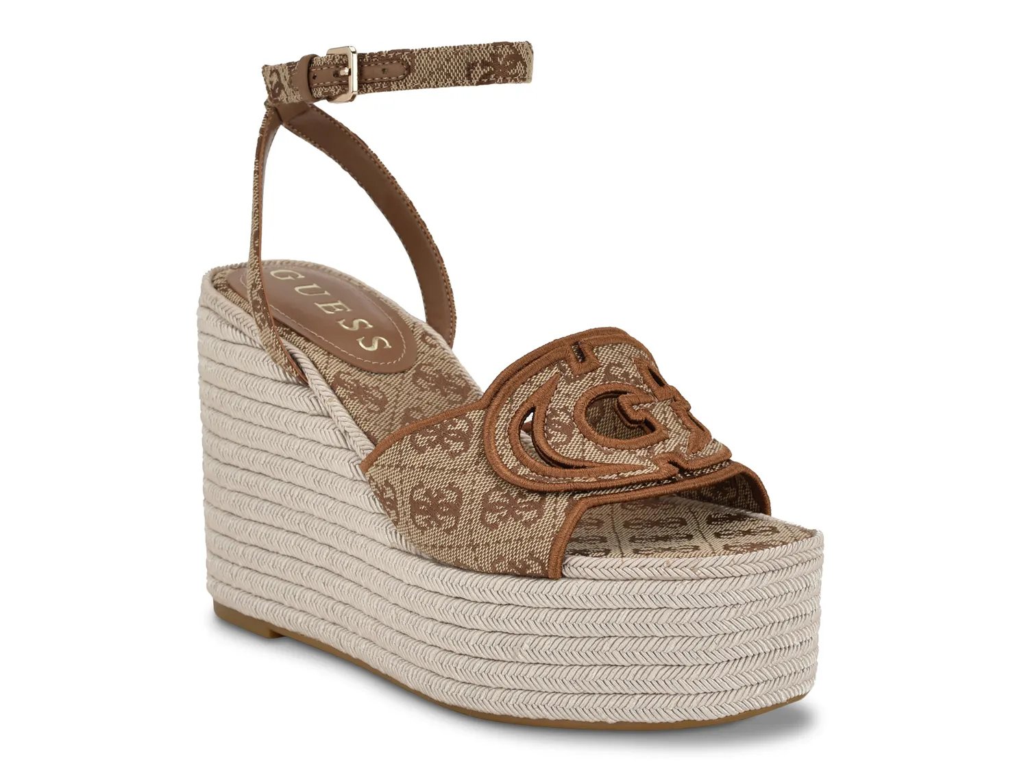 Женские босоножки Guess Tanveey на платформе и танкетке