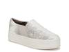 Warren Platform Slip-On Sneaker - Women's White/Grey Snake Print Leather view