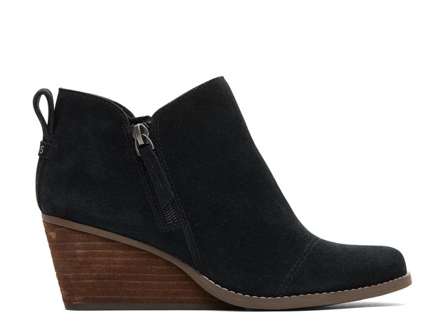 TOMS Goldie Wedge Bootie - Free Shipping | DSW