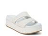 Blaine Platform Sandal White Snake Print view