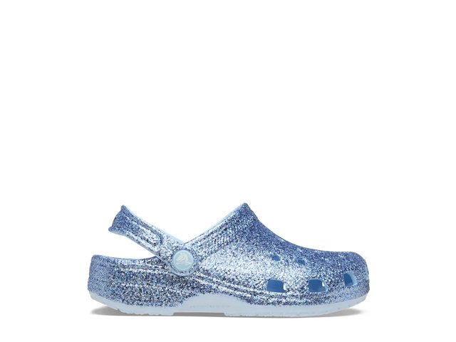 Crocs Classic Chunky Glitter Clog - Kids' - Free Shipping | DSW