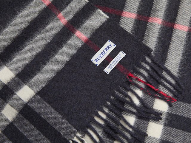 Burberry Giant Check Cashmere Scarf - Free Shipping | DSW
