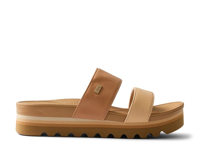 Reef Banded Horizon Hi Wedge Sandal - Free Shipping | DSW