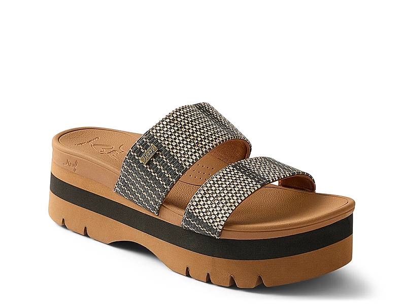 Reef Banded Horizon Slide Sandal - Free Shipping | DSW