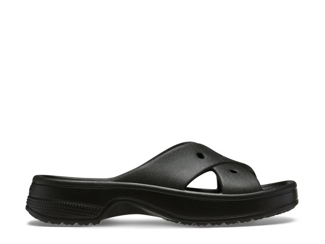 サンダル・ミュール CROCS Women Sandals CR210581 BLACK Black Crocs Classic Cross Strap Sandal - Women's - Free Shipping | DSW
